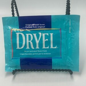 Dryel Dry Cleaning Original Fresh Scent Discontinued Pack 4 Cloths 16 Garments